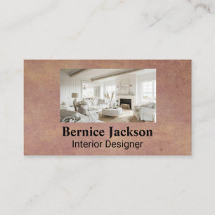 Zuhause Interior Modern Visitenkarte