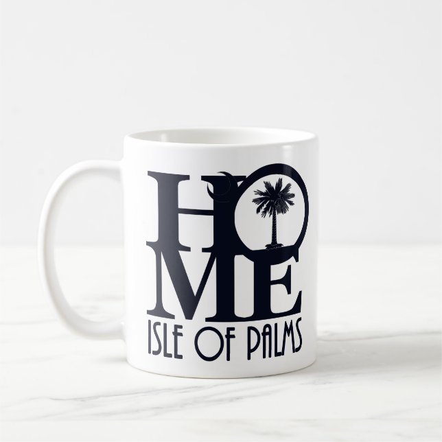 ZUHAUSE Isle of Palms SC 11oz Kaffeetasse (Links)
