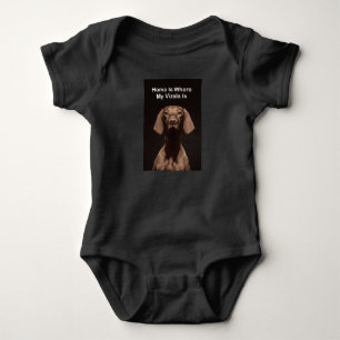 Zuhause ist da, wo mein Vizsla ist Baby Strampler