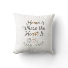 Zuhause ist das Herzstück - Cosy Wall Art Zitat