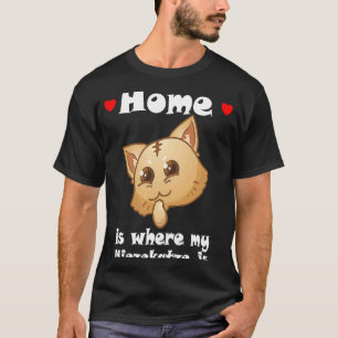Zuhause ist der Ort, an dem meine Leihkatze für Ti T-Shirt