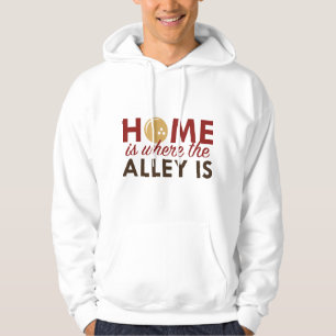 Zuhause ist dort, wo das Alley ist Hoodie