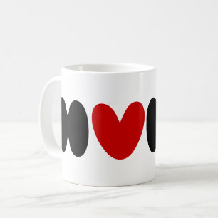 Zuhause ist dort, wo das Herz ist Kaffeetasse