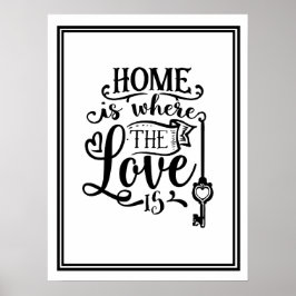 Zuhause ist dort, wo die Liebe ist Poster