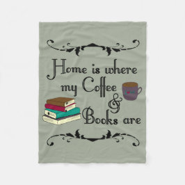 Zuhause ist fleecedecke