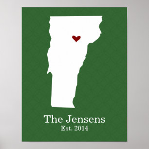 Zuhause ist Ihr Herz - Vermont Poster