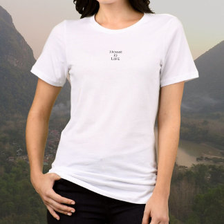 Zuhause ist Leben, purer Minimalismus  Tri-Blend Shirt