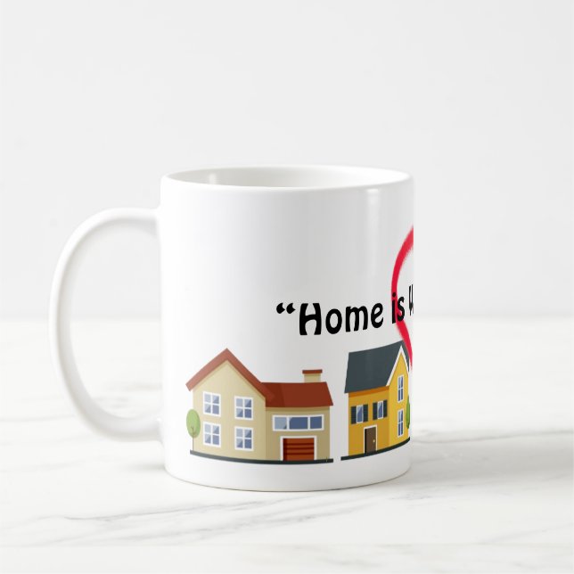 Zuhause ist meine Mama Tasse (Links)