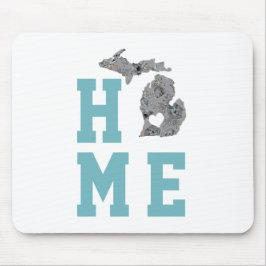 Zuhause ist Michigan der Staat der Großen Seen Mousepad