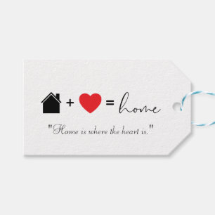 Zuhause ist Wo das Herz das echte Anwesen ist Geschenkanhänger