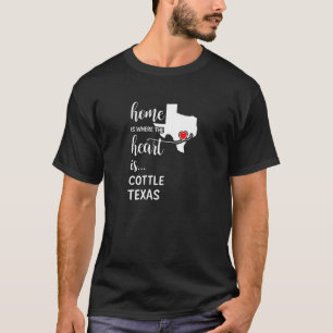 Zuhause ist, wo das Herz ist Cottle Landkreis Texa T-Shirt