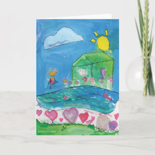 Zuhause ist, wo das Herz ist - KidsArt für CHOC Karte