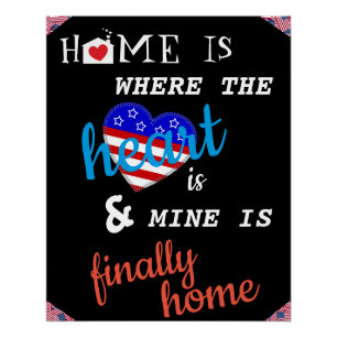 Zuhause ist, wo das Herz ist (MilitärHomecoming) Poster