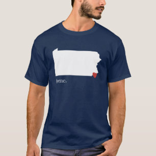 Zuhause ist, wo das Herz ist - Pennsylvania T-Shirt