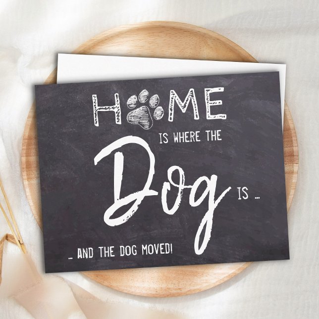 Zuhause ist, wo der Hund ist, dass wir den Hund be Postkarte (Von Creator hochgeladen)