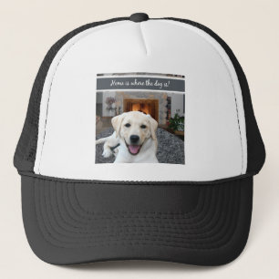 Zuhause ist, wo der Hund ist Truckerkappe