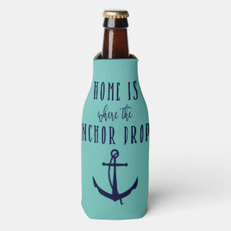 Zuhause ist, wo die Anchor Drops Flasche Huggie Flaschenkühler