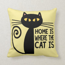Zuhause ist, wo die Katze ist (Beige)