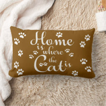 Zuhause ist, wo die Katze kleine Paws ist