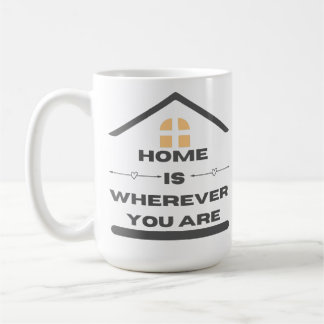 Zuhause ist, wo du bist kaffeetasse