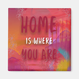 Zuhause ist, wo du magnet