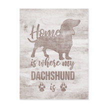 Zuhause ist, wo meine Dackel Dackel Teckel Lover i