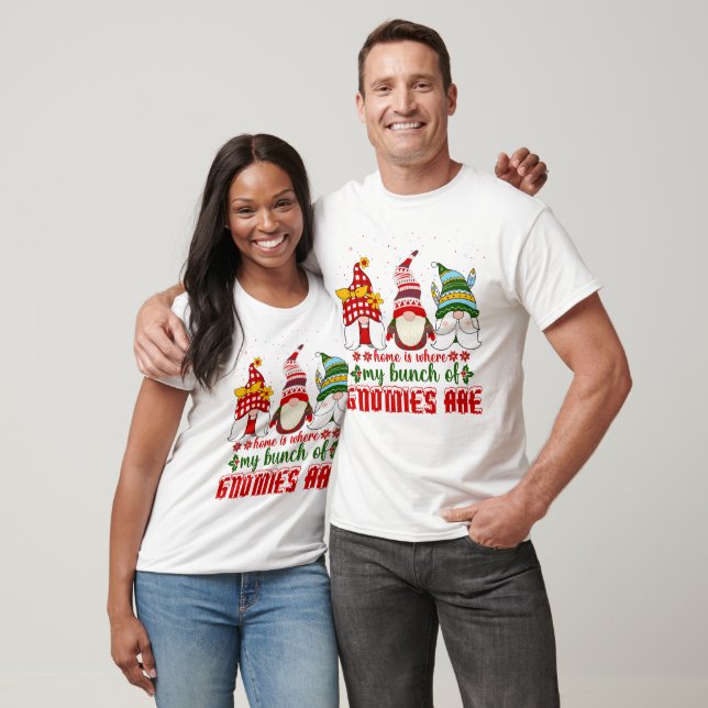 Zuhause ist, wo meine Gnome sind T-Shirt (Unisex)