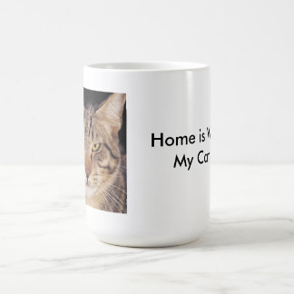 Zuhause ist, wo meine Katze ist Kaffeetasse