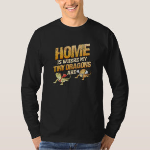Zuhause ist, wo meine winzigen Drachen gebärdet si T-Shirt