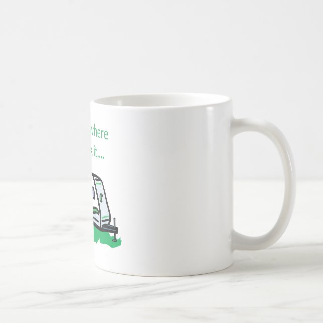 Zuhause ist, wo Sie es parken Kaffeetasse (Rechts)