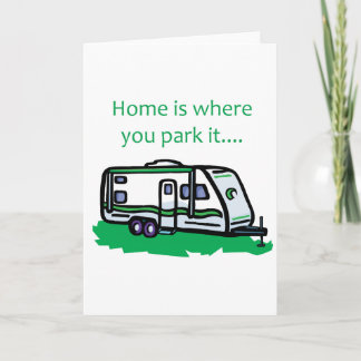 Zuhause ist, wo Sie es parken Karte