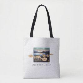 Zuhause ist, wo Sie Ihre Zelt-Tasche pitten Tasche