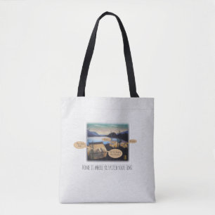 Zuhause ist, wo Sie Ihre Zelt-Tasche pitten Tasche