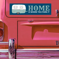 ZUHAUSE IST, WO SIE PARKEN IT Wohnwagen Camper RVi