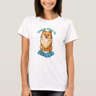 Zuhause ist wo wir kuscheln - Süßer Pomeranian Flu T-Shirt