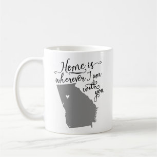 Zuhause ist, wohin ich mit Ihnen {Atlanta, GA} Kaffeetasse
