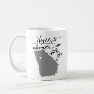 Zuhause ist, wohin ich mit Ihnen {Atlanta, GA} Kaffeetasse