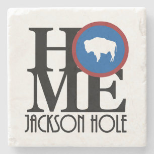 ZUHAUSE Jackson Hole Steinuntersetzer
