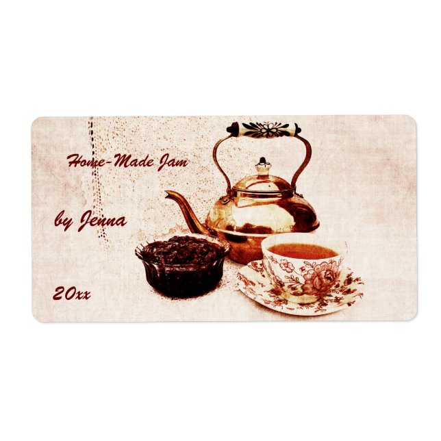 Zuhause-Jam - jedes Etikett für die Konservierung  (Vorne)