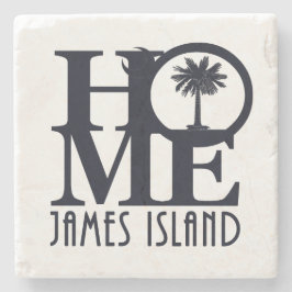 ZUHAUSE James Island SC Steinuntersetzer