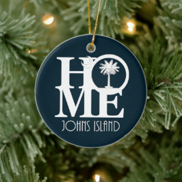 ZUHAUSE Johns Island, South Carolina Keramik Ornament