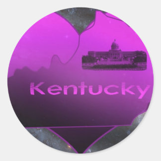 Zuhause Kentucky Runder Aufkleber