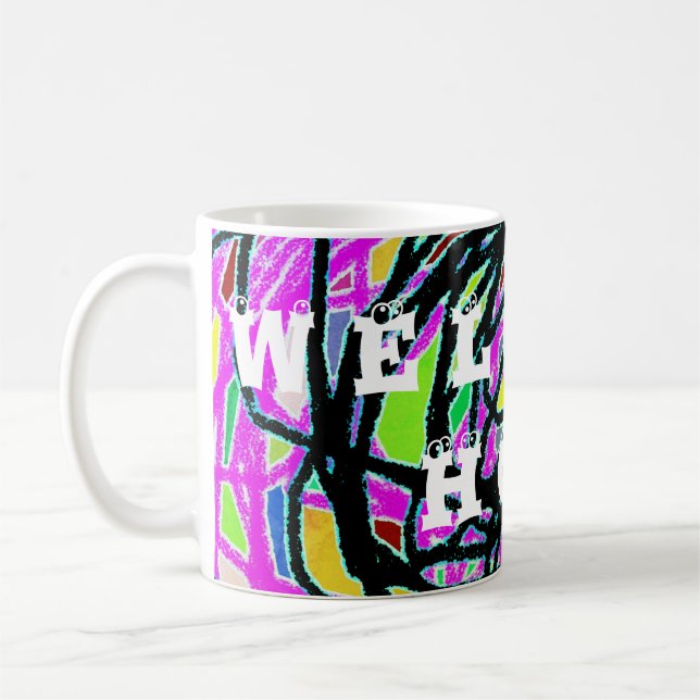 ZUHAUSE KOMMENDE KUNSTDEKOR KAFFEETASSE (Links)