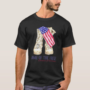 Zuhause kostenlos wegen des tapferen Amerikanische T-Shirt