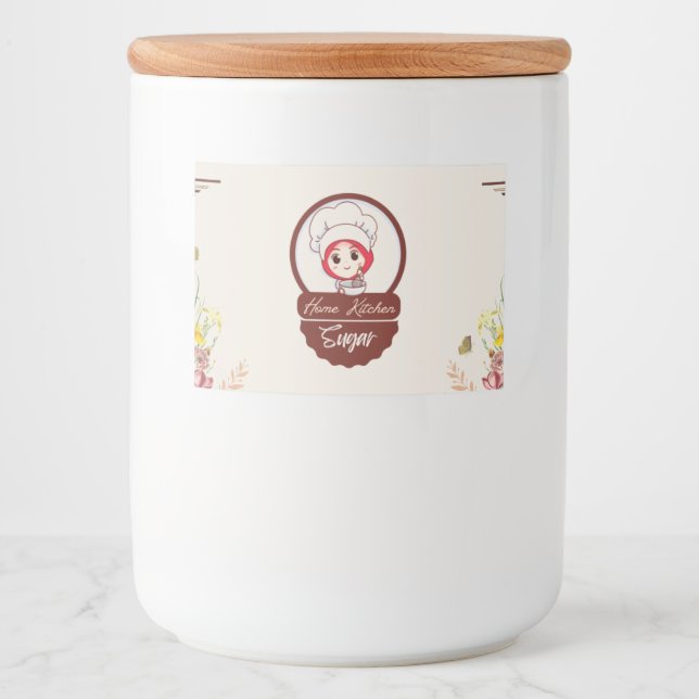 Zuhause-Küche Lebensmitteletikett (Vorderseite)