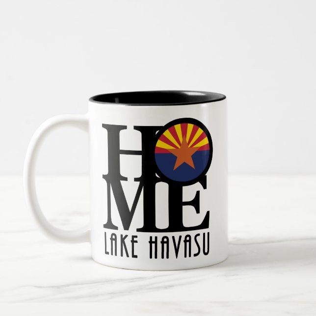 ZUHAUSE Lake Havasu 11oz Zweifarbige Tasse (Links)