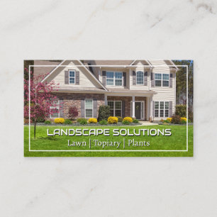 Zuhause Landscaping Rasendienst Visitenkarte