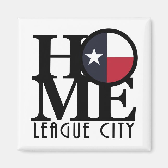 ZUHAUSE League City Magnet (Vorne)
