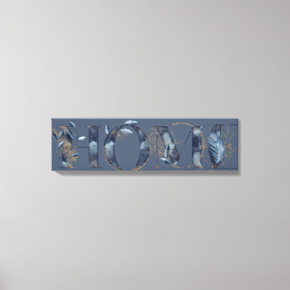 Zuhause Leinwanddruck