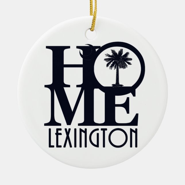 ZUHAUSE Lexington SC Keramik Ornament (Vorne)